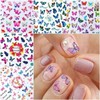 Butterfly Nail Sticker Butterfly, Flower, Deer Comprehensive GWM / 나비 네일스티커나비.꽃.사슴종합 GWM