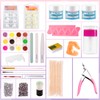 Acrylic Nail Kit for Beginners with Everything Professional, 12 Glitter