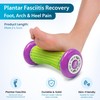 Beenax Foot Massage Roller and Hard Spiky Ball Set -