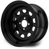 MODZ® D-Window Glossy Black 14" Steel Golf Cart Wheel