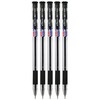 ELKOS BLACK Ballpoint Pens, 0.7mm Fine Point, Pack of 5,