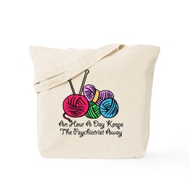 CafePress An Hour A Day... (2) Tote Bag Natural Canvas Tote Bag, Reusable Shopping Bag