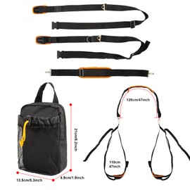 SUP Carrying Strap, Shoulder Strap for Surfboards, Surfboard Carrying Strap, Paddle Board Carry Strap, Adjustable Carrying Straps with Paddle Holder for Paddleboards, Surfboard, Longboards, Kayak, Sup