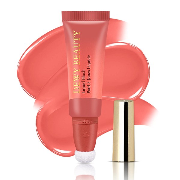 LSxia Liquid Blush Makeup Wand, Cream Liquid Blush with Cushion