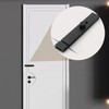 Black Slide Barrel Door Bolt Lock with Screws for Bathroom,