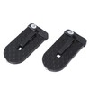 TOPWAY Car Doorstep Foot Folding Pedal 2Pcs, Max Loading Capacity
