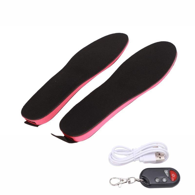 Heated Insoles DIY Cuttable Smart Remote Control USB Rechargeable Electric