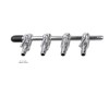 bnafes Aquarium Air Valve 4 Way Inline Manifold Air Flow