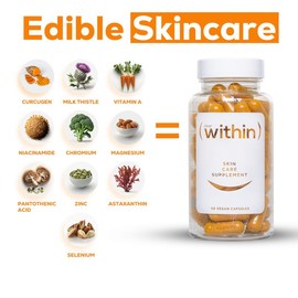 "Clear Skin Vitamin – Supports Healthy Skin, Reduces Blemishes & Acne, Boosts Radiance, Vegan-Friendly Dietary Supplement for Glowing Skin"