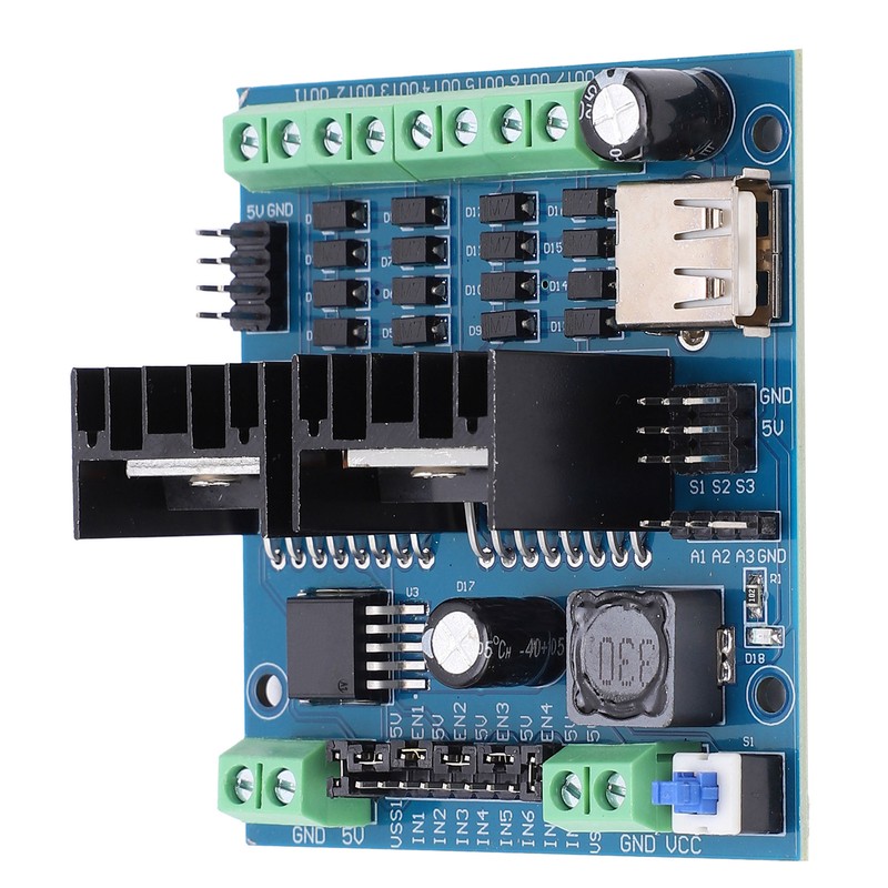 L298N Driver Module 4‑Channel Smart Auto Motor Driving Board Electronic