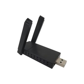 USB WiFi Adapter, 1300Mbps WiFi Dongle USB 3.0 Dual Band 5G/2.4G Wireless Network Adapter for Desktop Laptop PC, Dual 5dBi Antennas, Supports for Windows 11/10/8.1/8/7/ Mac OS 10.5-10.15