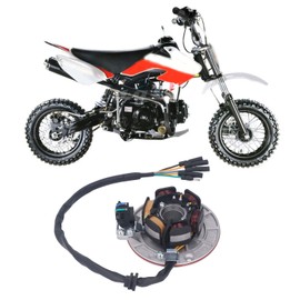 Ignition Magneto Stator Plate for YX 150cc 160cc Dirt Pit Bike, Ignition Magneto Stator Flywheel Stator Coil Powerful 114mm Plate Diameter