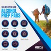 MEDca Almohadillas de preparación de alcohol, estériles, medianas, 2 capas,