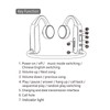 Depisuta Bone Conduction Headphones, IP68 Waterproof MP3 Swimming Headphones, Underwater