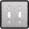 Franklin Brass Diamond (1-Pack) Decorative Light Switch Cover Polished Chrome
