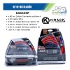 Kit De Instalacion Amplificador Cal 4 Krack 100% Cobre 1800w