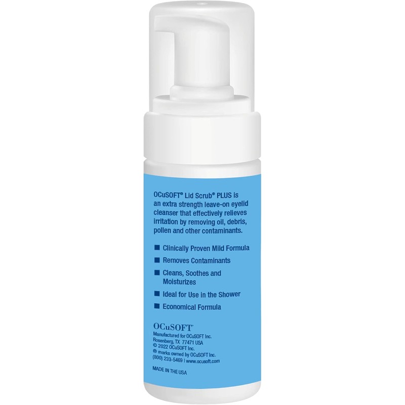 OCuSOFT Lid Scrub Foam Plus, 1.68 fl oz (50ml)