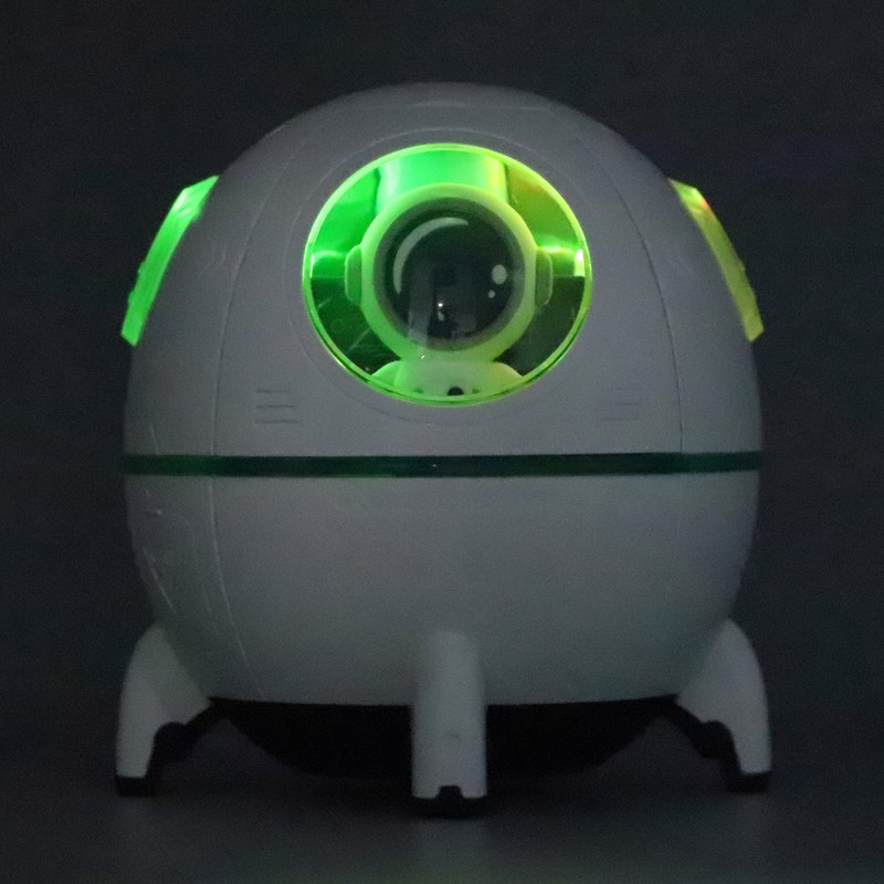 Space Capsule Humidifier Quiet Cool Mist Humidifier 220ML USB Desktop