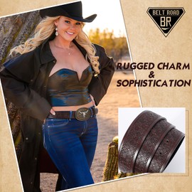 BELTROAD Western Belts for Men Cowboy Belt Women Vintage Cowgirl Men's Country Belt for Jeans Christmas Belts Gifts