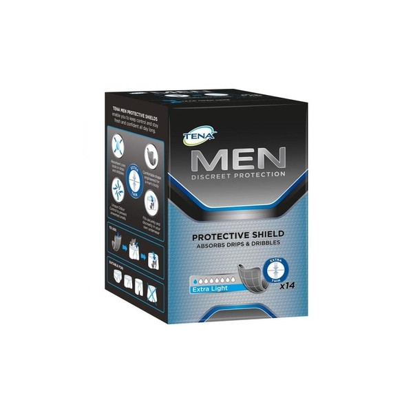 Tena For Men Protective Shield Level 0 14 Pack