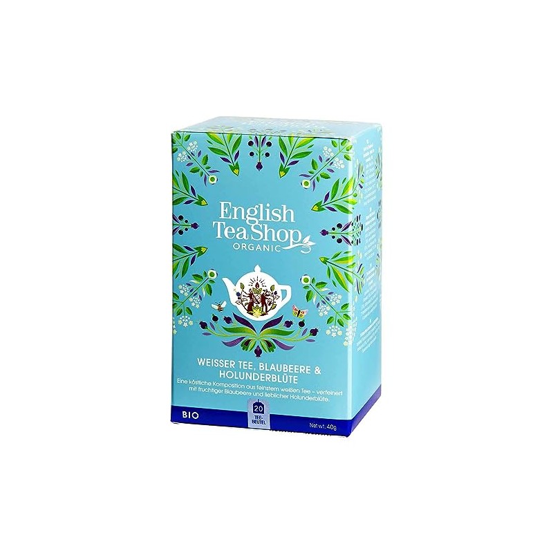 English Tea Shop - White Tea Blueberry & Elderflower -