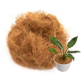 Astro Coco Fiber, Approx. 3.5 oz (100 g), Coco Fiber, Mulching, Soil, Coco Fiber, Solestone Alternative, 624-02 Coco Fiber, Light Brown Type