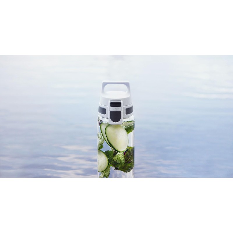 Sig 50442 My Planet Anthracite Outdoor Water Bottle, Total Clear