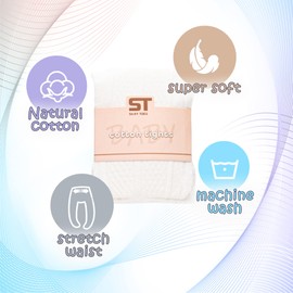 Silky Toes Luxurious Cotton Tights for Baby Girls 1 Pk Cable Knit Winter Footed Leggings