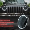 AQJ For Tri-five Chevy Pickup 3100 Truck 2PCS 7" LED