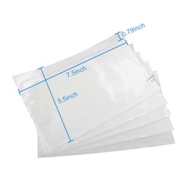 Shipping Labels Sleeves, Packing Slip Envelope Pouches 7.5" x 5.5" Packing List Mailing Envelopes with Clear Self-Adhesive (200 Pack)
