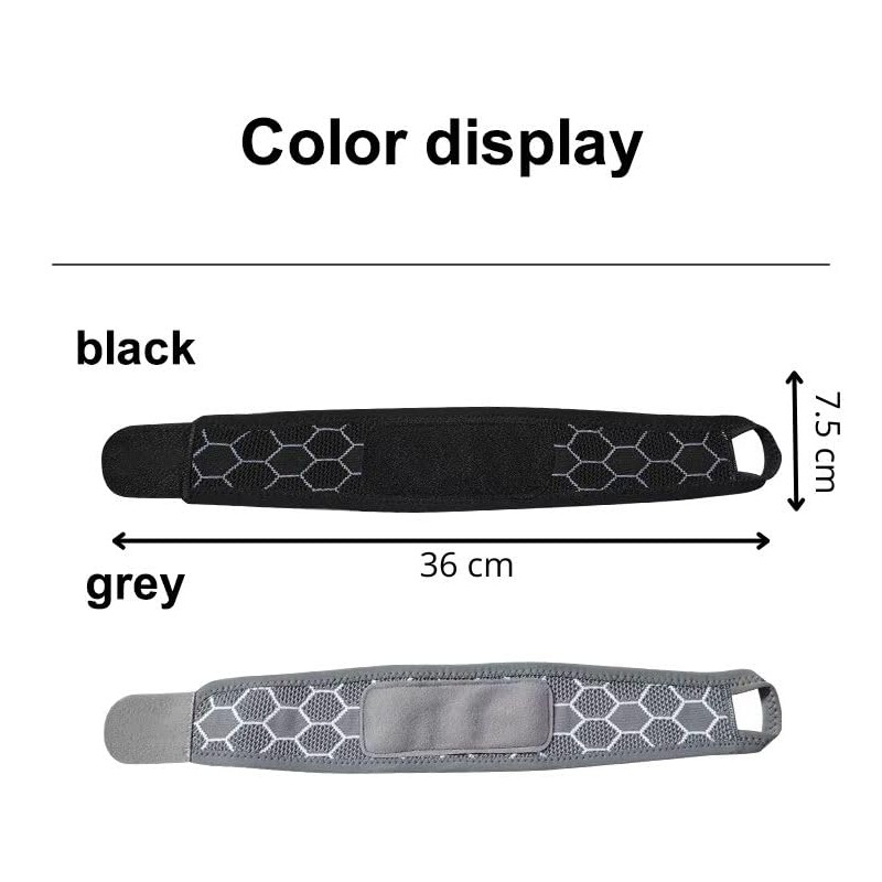 LUVILS Sports Honeycomb Wrist Support Breathable Elastic Band Black Right