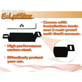 F-LptStor New Upgrade Car Anti-Theft Steel Neutral Cover, Suitable for 2015-2023 Dodge Challenger SRT Hellcat Redeye, SRT Hellcat, Scatpack 392(NOT fit Scat,2023 Scatpack),Daytona, Hemi丨Chrysler 300.