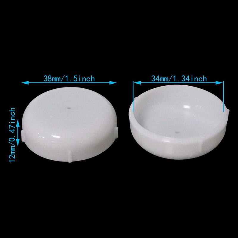 WHYHKJ 32pcs 1.5 Inch Plastic Patio Furniture Seating Glides/Feet/Caps for