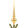 Pointed Christmas Tree Topper Christmas Topper Decoration 30cm (Gold)