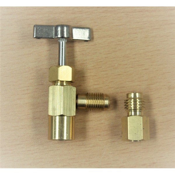Unbranded Self-Sealing R134a A/C Can Tap Tapper Adapter Dispensing Valve
