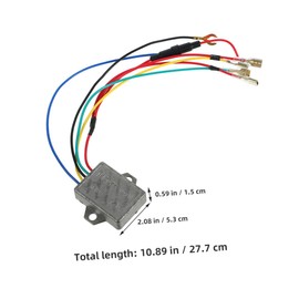 BUGUUYO 2pcs Motorcycle Horn Regulator Stabilizer Durable Controller for Electric Scooters and Motorbikes Easy Installation Multi-vehicle Compatibility Long-lasting Performance