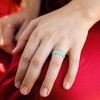 Truly Alpha Silicone Wedding Bands for Her - Pack of