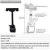 6PCS Plastic Rotatable Commodity Sign Price Tag Label Display Clip