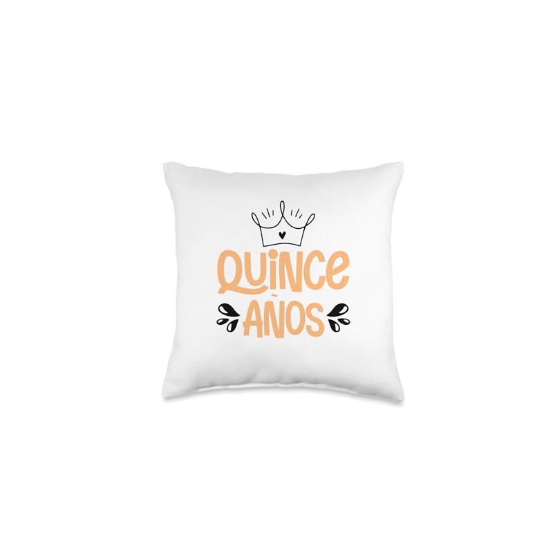 Quince Años 15 XV Birthday Quinceanera Throw Pillow
