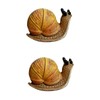Gogogmee Snail Resin Crafts Vivid Snail Ornament Figurine Adornment Household