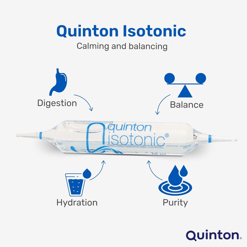 Quinton Isotonic 100% Natural Mineral Seawater – 30 Drinkable Ampoules