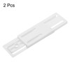 HARFINGTON 2pcs Adhesive Punch-Free Socket Holder, Power Strip Holder, Self-Adhesive