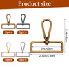 36 Pcs D Ring Swivel Lobster Claw Clasps, 2 Inch