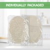 (20 Pack) Kheoxusa Loofah Individually Wrapped,Individually Wrapped Loofahs,Individually Wrapped Exfoliating