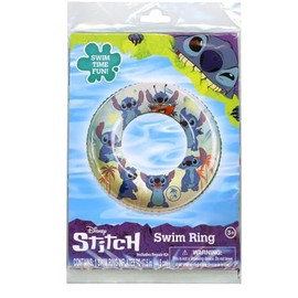Disney Stitch 17.5 Inches Character Inflatable Swimming Pool Float Ring