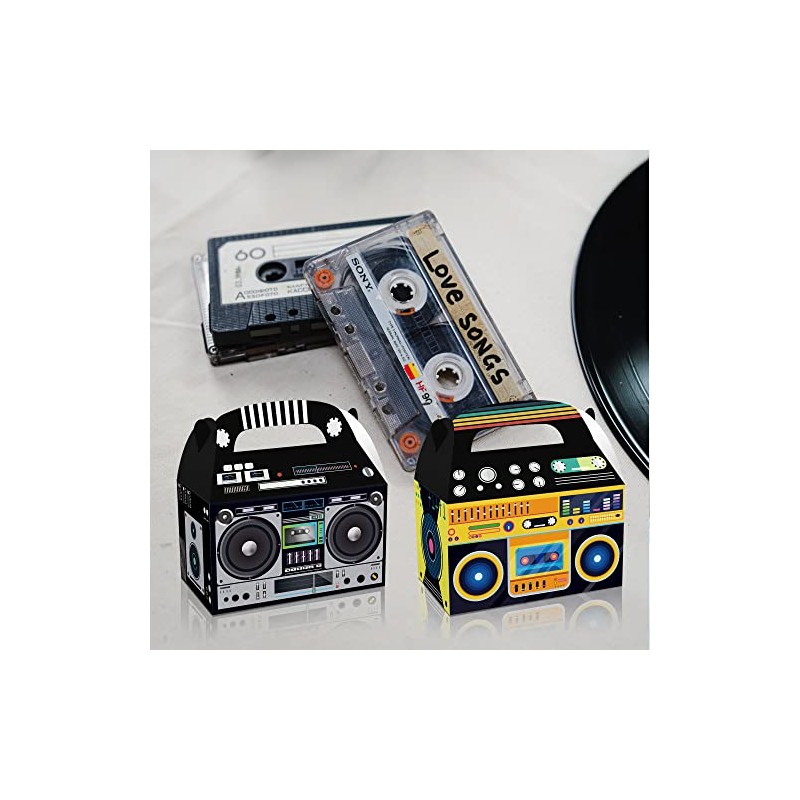 Cajas Regalo Fiestas Radio Piezas Temática Retro Novedosas Hip Hop