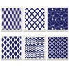 Patelai 6 Pieces Swedish Kitchen Dish Towels Decoration Navy Blue