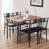 VECELO Kitchen Dining Room Table Sets for 4, 5 Piece
