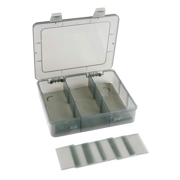 Upgrade 9 Grids Plastic Organizer Box with Dividers, Craft Organizer,