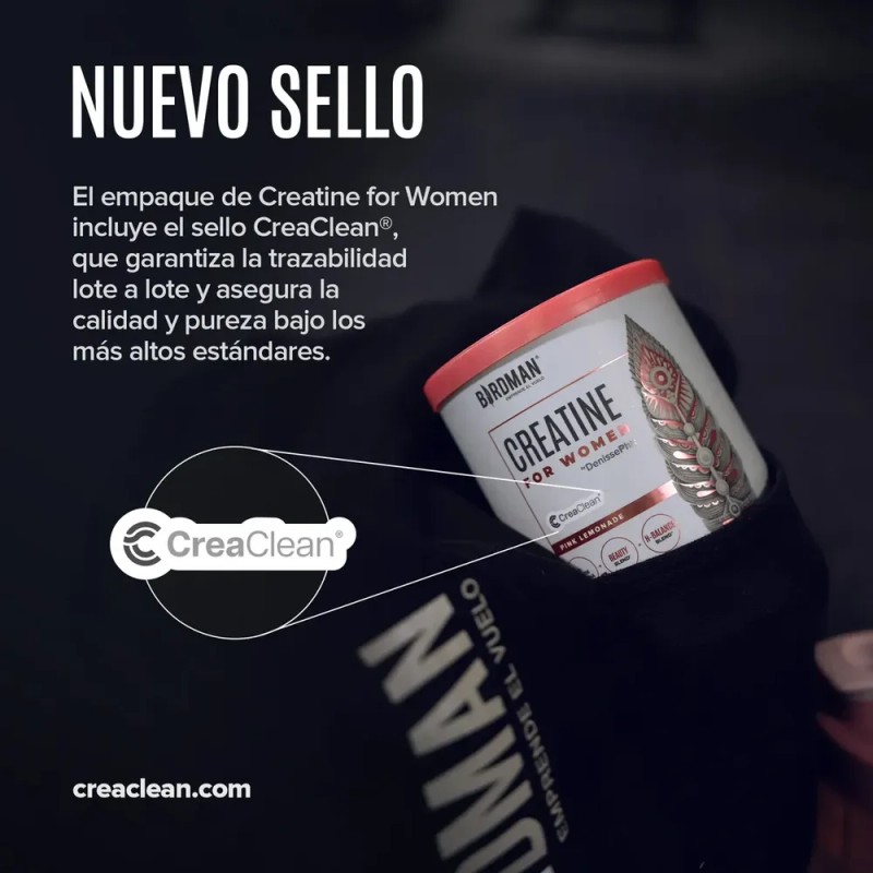 Birdman Creatine For Women Creatina Para Mujer Con Inositol, Acido